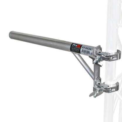 ProX Truss Arm Extension Pole with Dual Clamps For Stage Lighting | 24 in