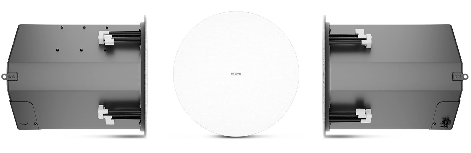 Q-SYS AD-C8T-SWZB-8-inch, ceiling-mount subwoofer