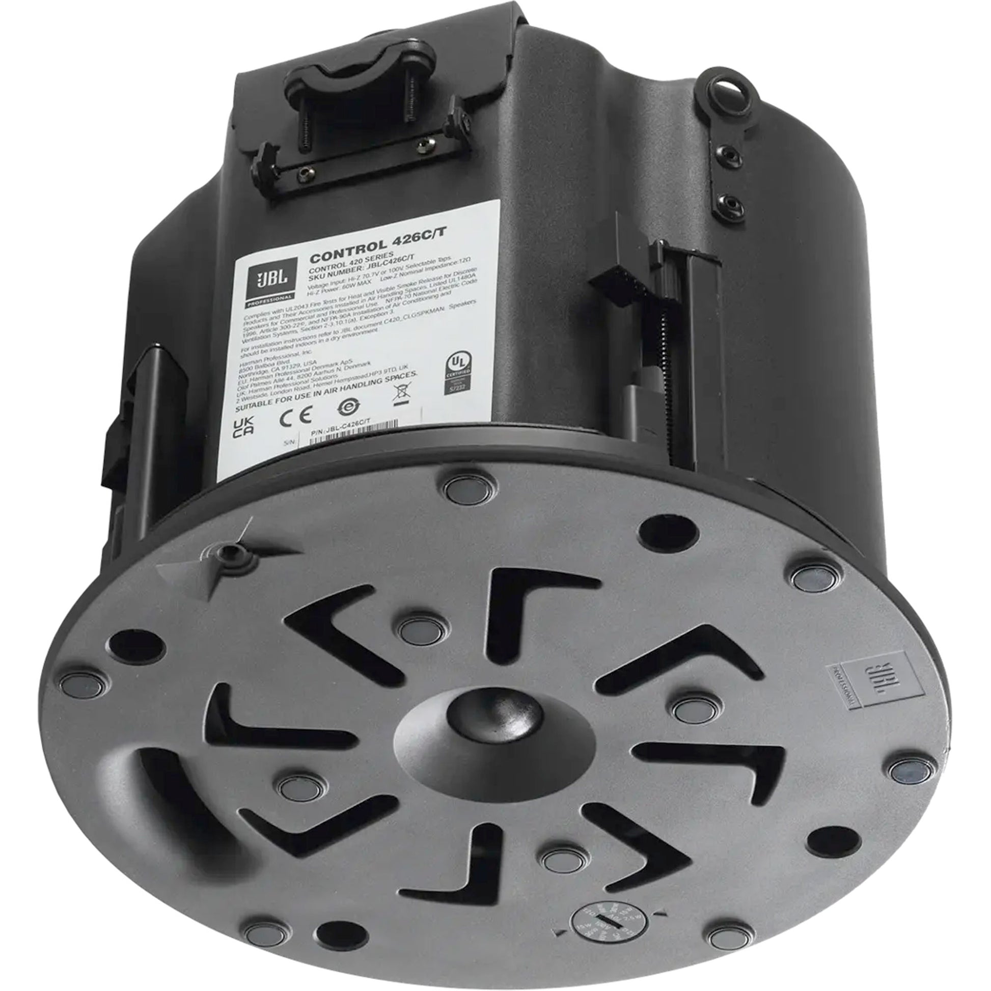 JBL Control 426C/T-LS 6.5 CRBI-Equipped Two-Way Coaxial Ceiling Loudspeaker for Life Safety Applications