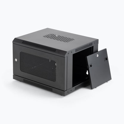 On-Stage Wall Mount Knock Down Rack Steel Enclosed Cabinet | 6U