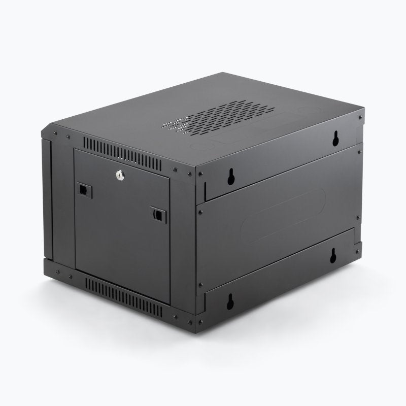 On-Stage Wall Mount Knock Down Rack Steel Enclosed Cabinet | 6U