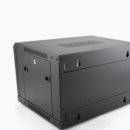 On-Stage Wall Mount Knock Down Rack Steel Enclosed Cabinet | 6U