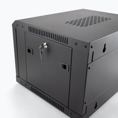 On-Stage Wall Mount Knock Down Rack Steel Enclosed Cabinet | 6U