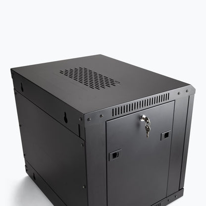 On-Stage Wall Mount Knock Down Rack Steel Enclosed Cabinet | 6U