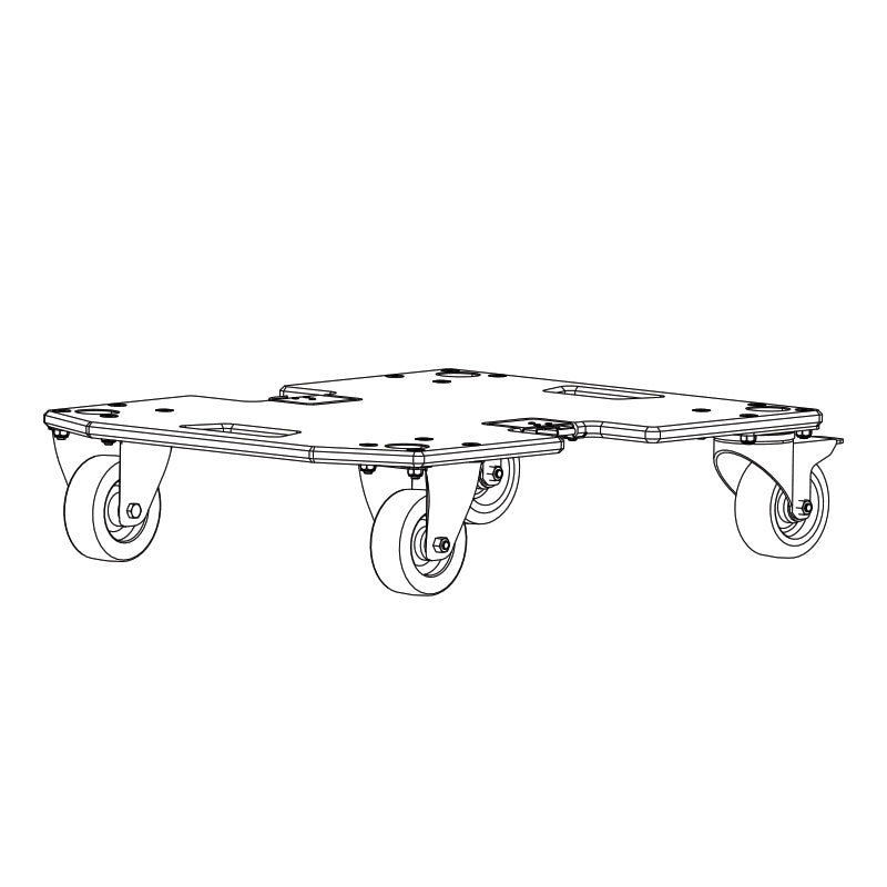 Electro-Voice EVOLVE90-DOLLY Four-Wheel Transport Dolly For Evolve 90