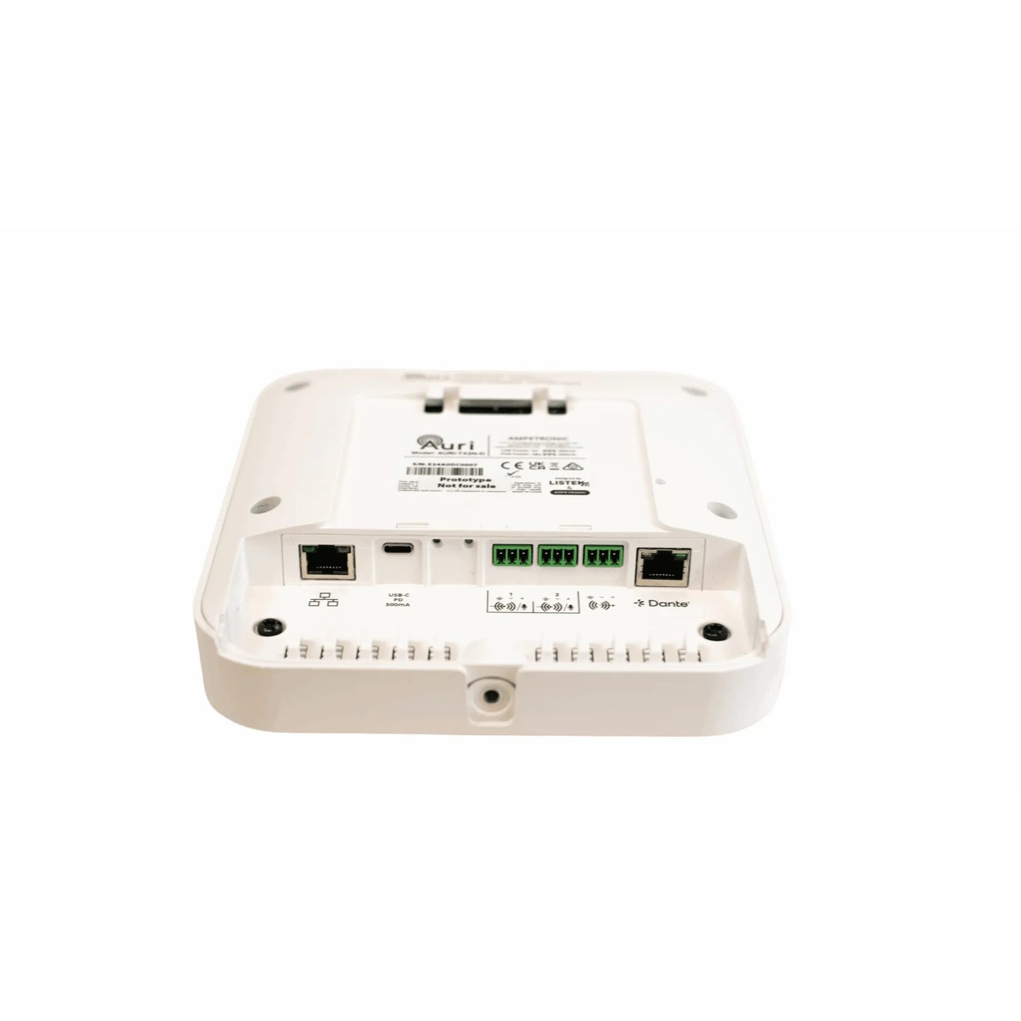 Listen Technologies Auri 2 Channel Transmitter PoE Auracast | White