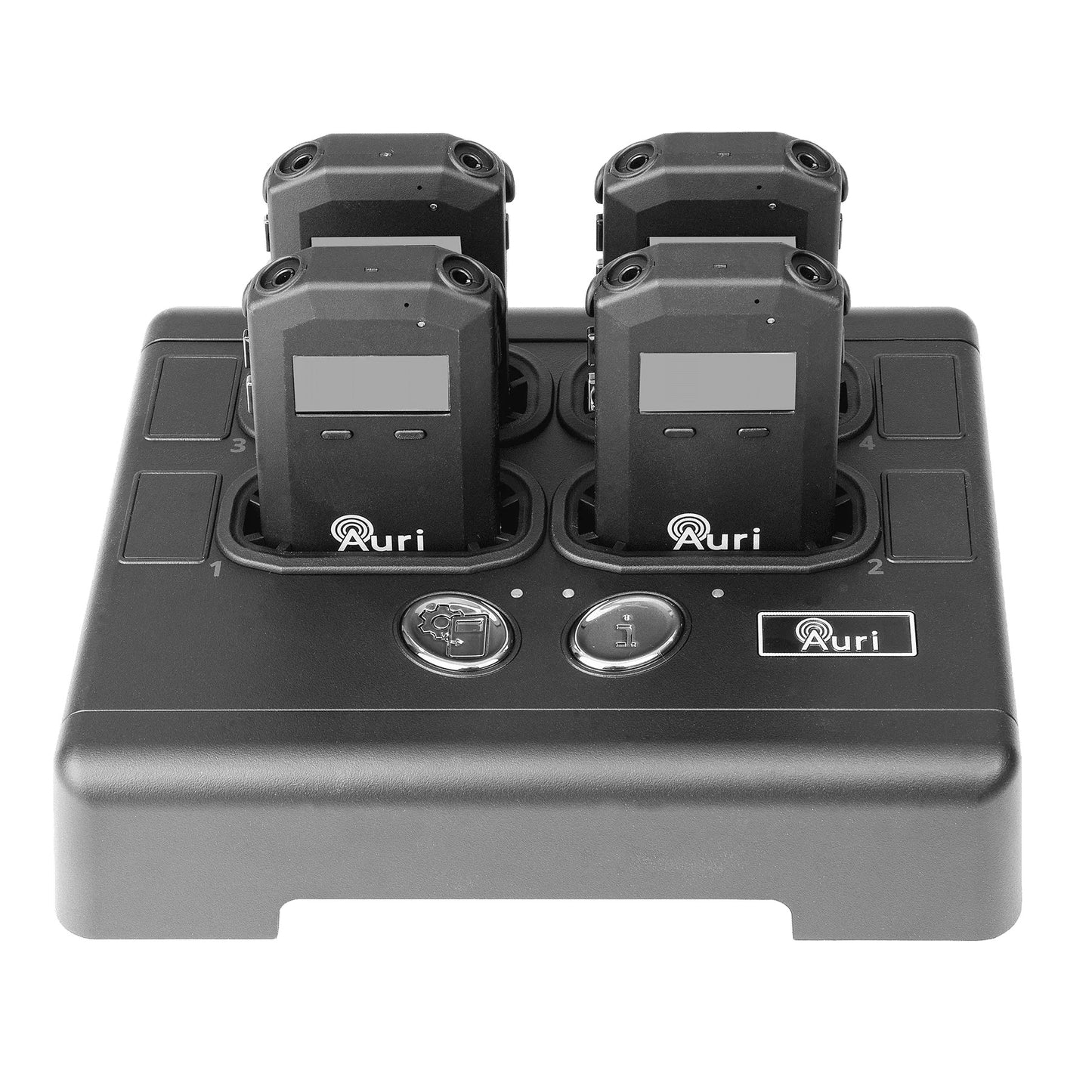 Listen Technologies Auri Docking Station Network-Enabled Charging Dock | 4-Unit