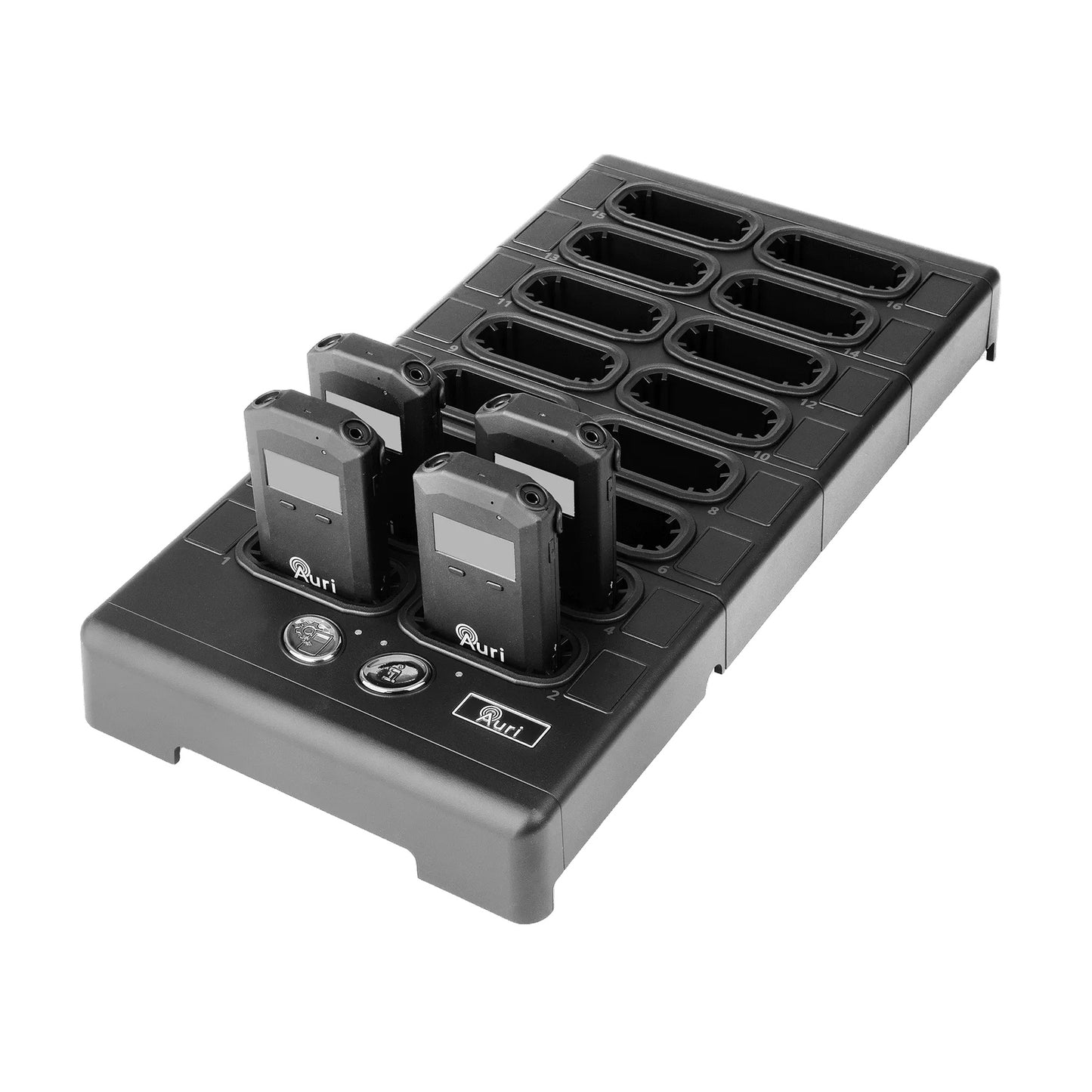 Listen Technologies Auri Docking Station Network-Enabled Charging Dock | 16-Unit