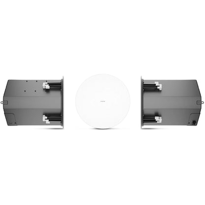 Q-SYS AcousticDesign 8" Two-Way Ceiling Speaker | Zero Bezel | White