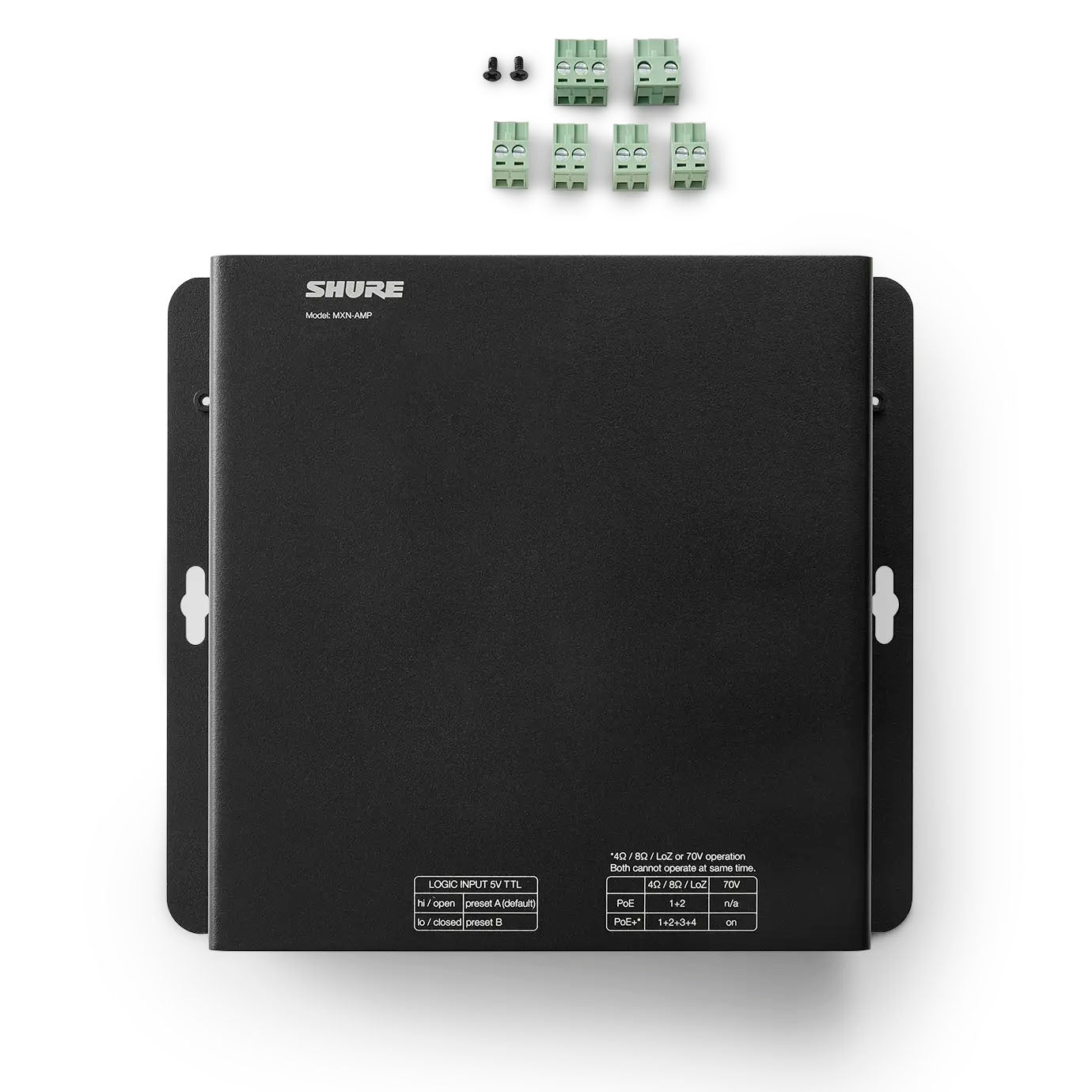 Shure MXN-AMP PoE+ Powered Multichannel Amplifier