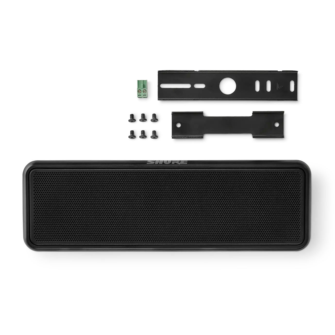 Shure MXP-3 Wall Mount Passive Loudspeaker | Color: Black