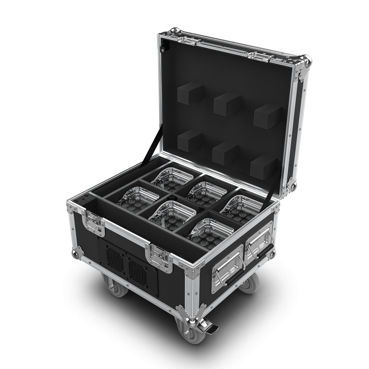 Chauvet Pro WELLFITXX6 Wireless LED Uplight Six-Pack Kit