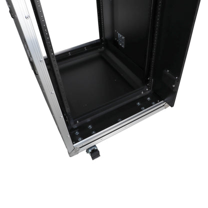 ProX Vertical Rack Shock Mount Case with Sliding Slam Doors | 18U | 24 in