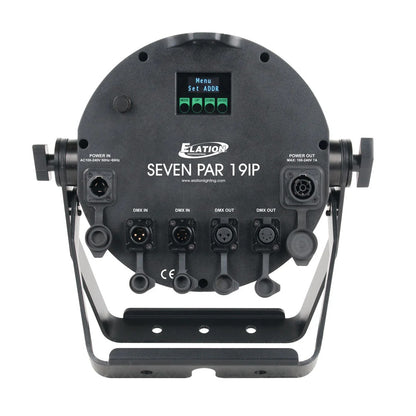 Elation SEVEN PAR 19IP 25W RGBAWL+UV LED Wash Light
