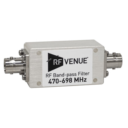 RF Venue Band-Pass Filter: 470 - 530 MHz