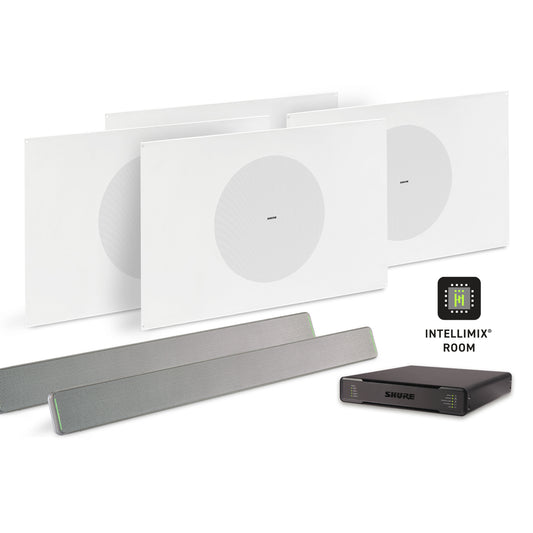 Shure Microflex Ecosystem 712X AV Conferencing Bundle | Color: Aluminum