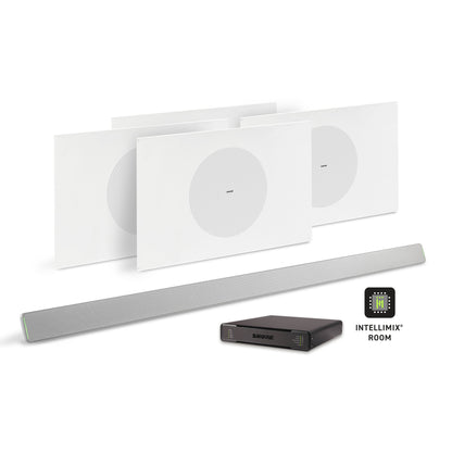 Shure Microflex Ecosystem 714P AV Conferencing Bundle | Color: Aluminum
