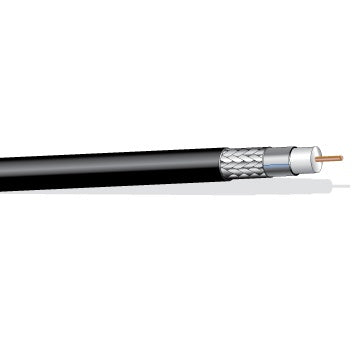 West Penn 6350BK0500 RG6/U 18 AWG Digital Video Coaxial Cable