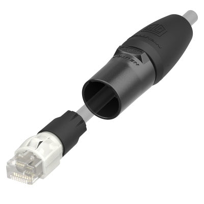 Neutrik NE8MXR-B-TOP etherCON TOP Retractable Cable Connector, Black