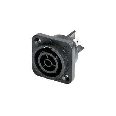Neutrik NAC3FPX-TOP Locking Mains Female Chassis Connector Outdoor