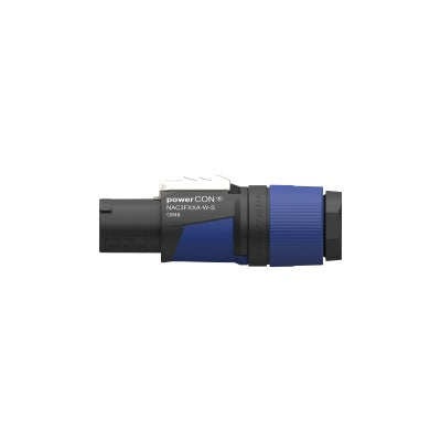 Neutrik NAC3FXXA-W-S powerCON XX Locking AC Connector | Blue | Small Chuck