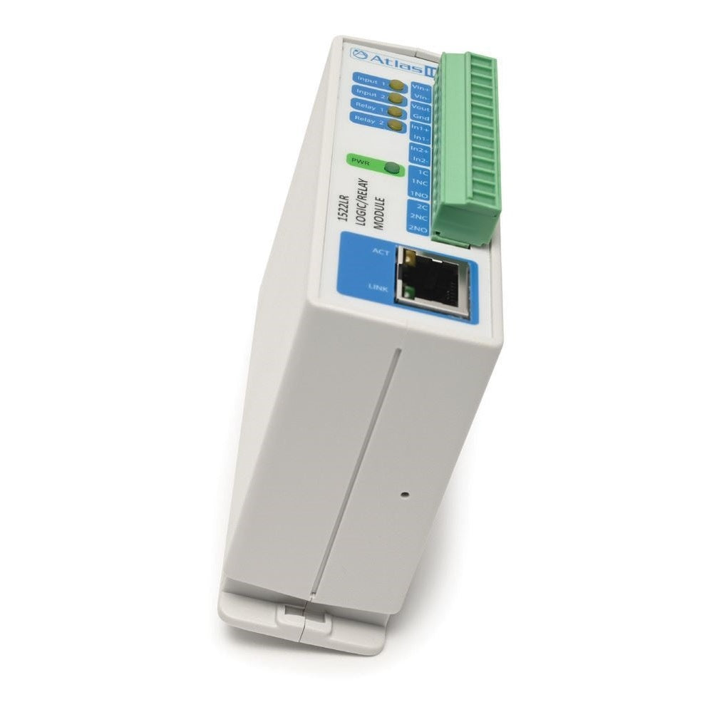 AtlasIED IP-1522LR PoE Logic and Relay IO Module for InformaCast