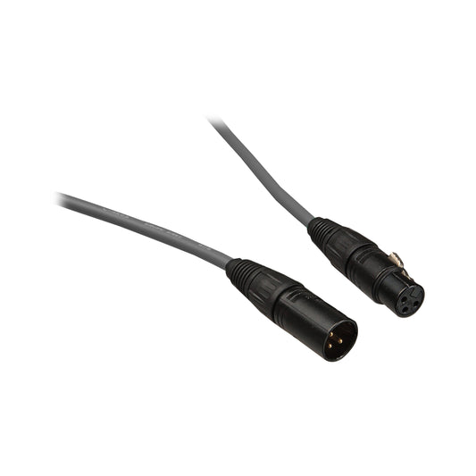 Whirlwind MKQ Quad Microphone Cable XLR Balanced With Canare Star-Quad | 6' | Gray