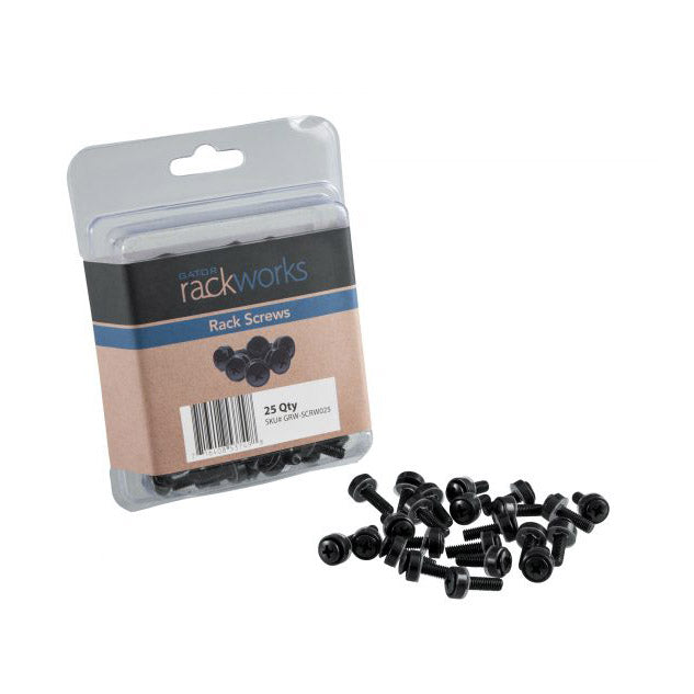 Gator Rackworks GRW-SCRW025 Rack Screws, 25 Pack