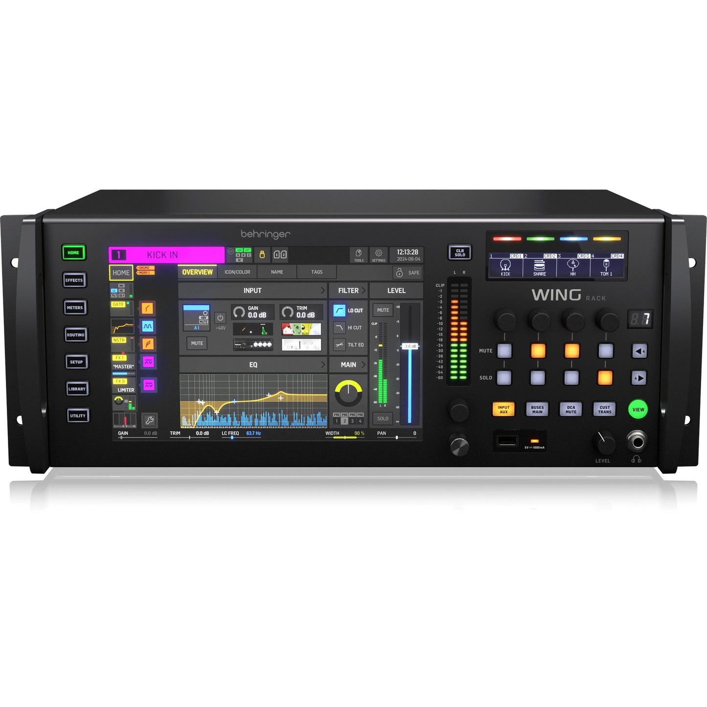 Behringer WING Rack 48-Channel Digital Mixing Engine with 24 Midas PRO Preamps
