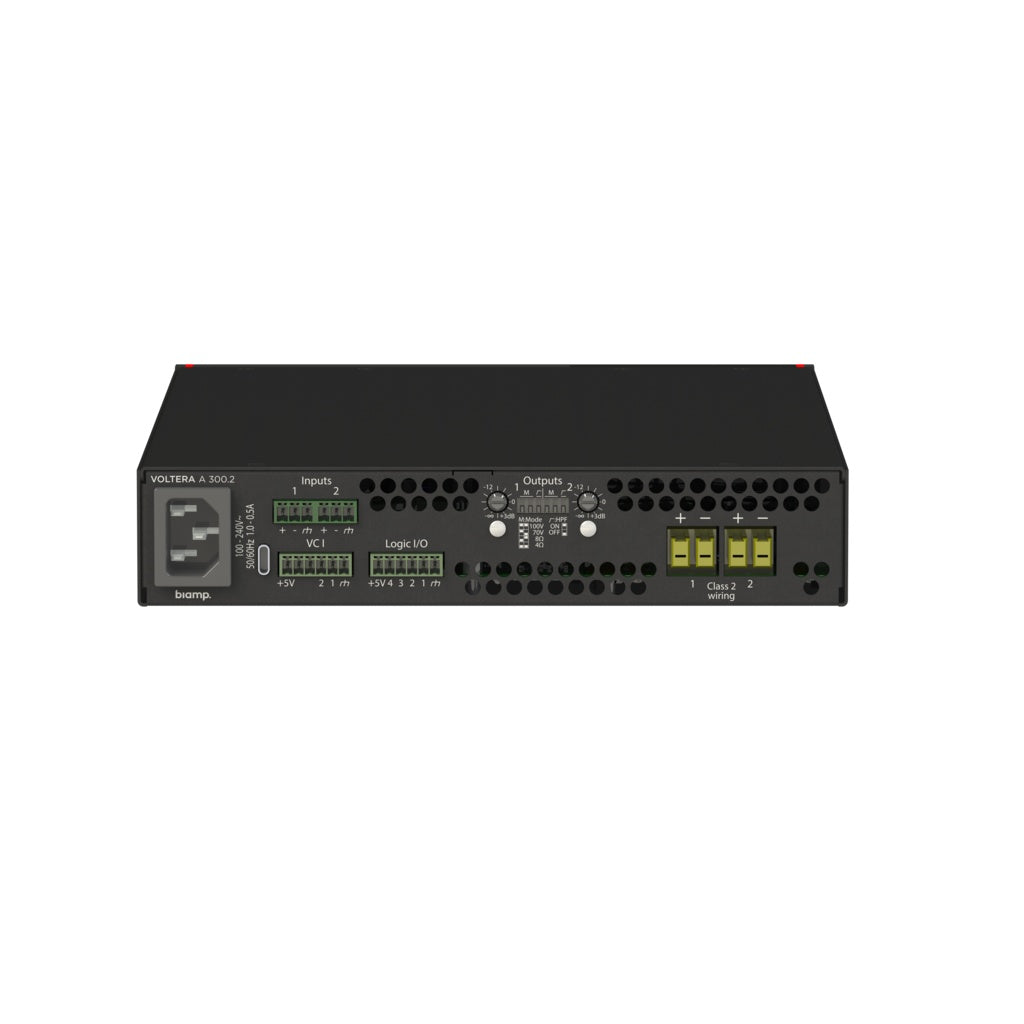Biamp Voltera A 300.2 Two-Channel Class D Amplifier