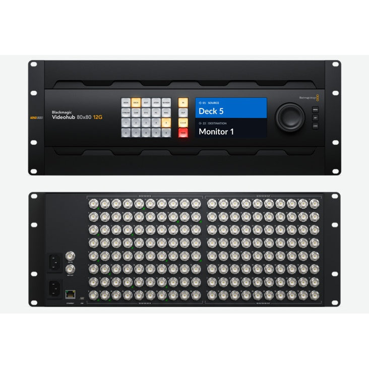 Blackmagic Design BMD-VHUBSMAS12G080080 80x80 12G-SDI Video Router