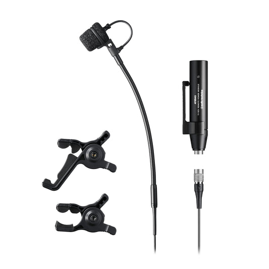 Audio-Technica ATM355VF Compact Clip-on Condenser Instrument Microphone