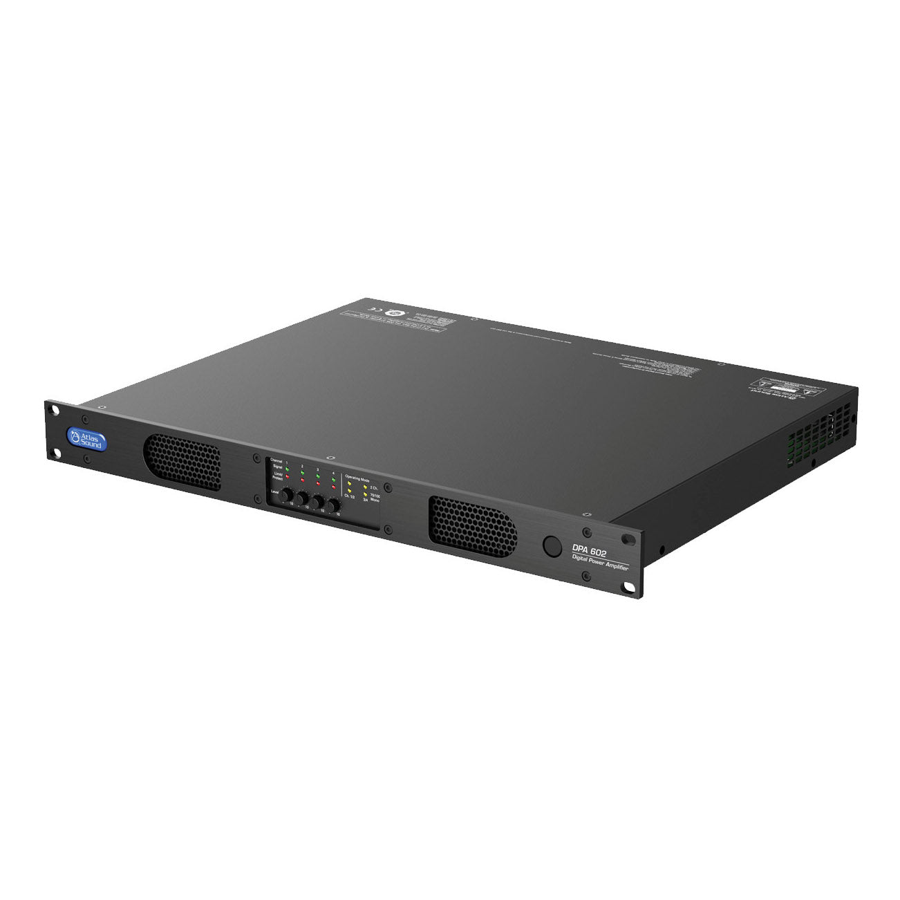 AtlasIED DPA602 600W Networkable Multi-Channel Power Amplifier