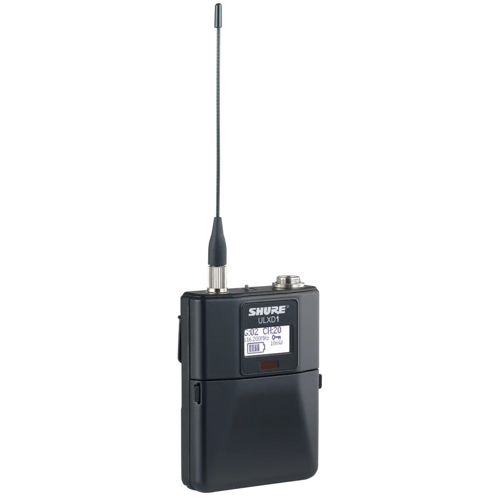 Shure ULXD1 Digital Wireless Bodypack Transmitter | Frequency: G57 (470-616 MHz)
