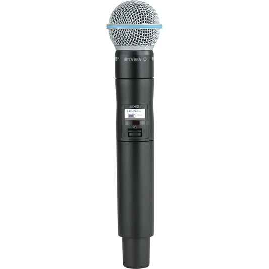 Shure ULXD2/B58 Digital Wireless Handheld Microphone Transmitter | Frequency: G57 (470-616 MHz)