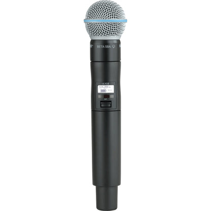 Shure ULXD2/B58 Digital Wireless Handheld Microphone Transmitter | Frequency: G57 (470-616 MHz)