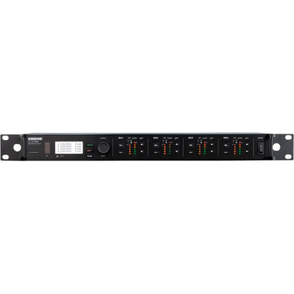 Shure ULXD4QGV Quad-Channel Digital Wireless Receiver | Frequency: G57 (470-616 MHz)