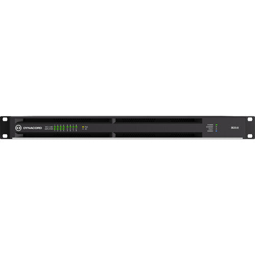 Dynacord IX Networked DSP Amplifier With Dante | 3 kW | 8-Channel