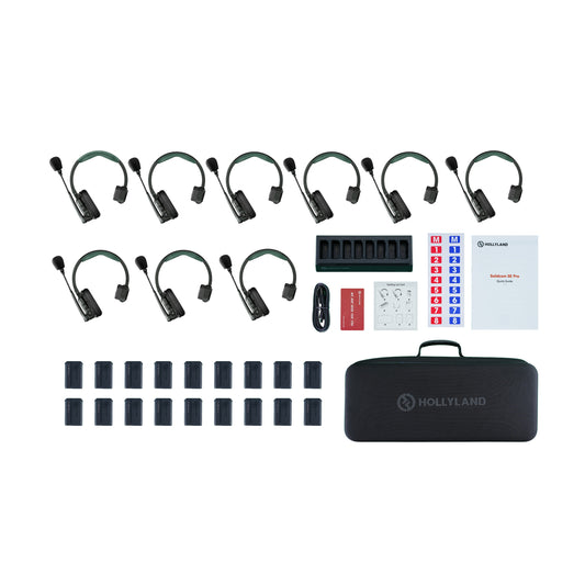Hollyland Solidcom SE Pro - 9S 1.9 GHz Full-Duplex Intercom System For 9
