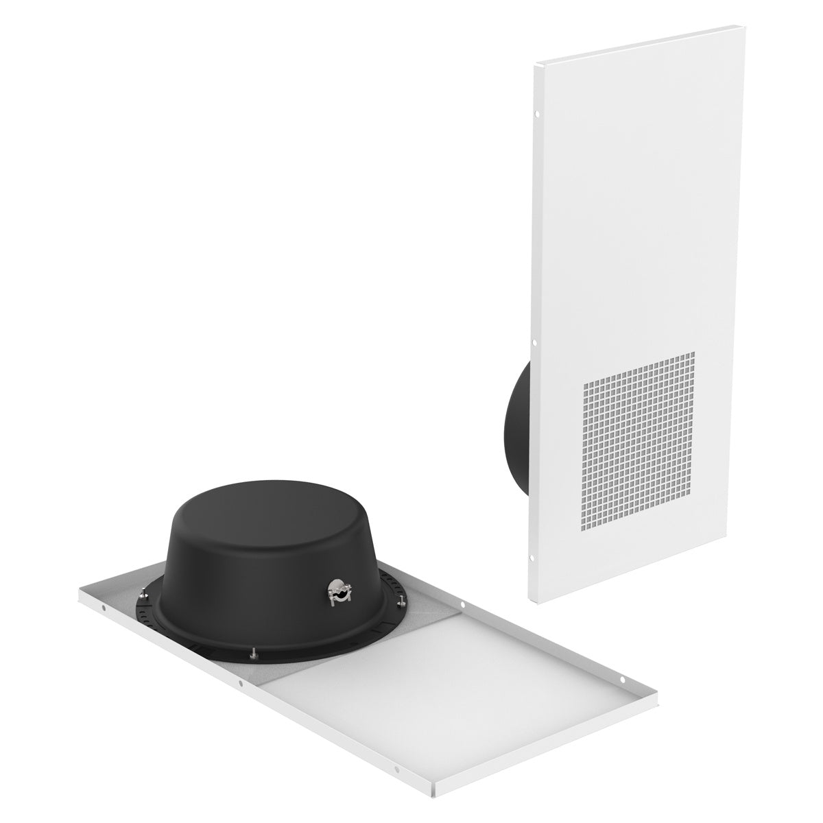 AtlasIED Drop Tile Speaker Package Ceiling Grid Install System | 1' x 2'