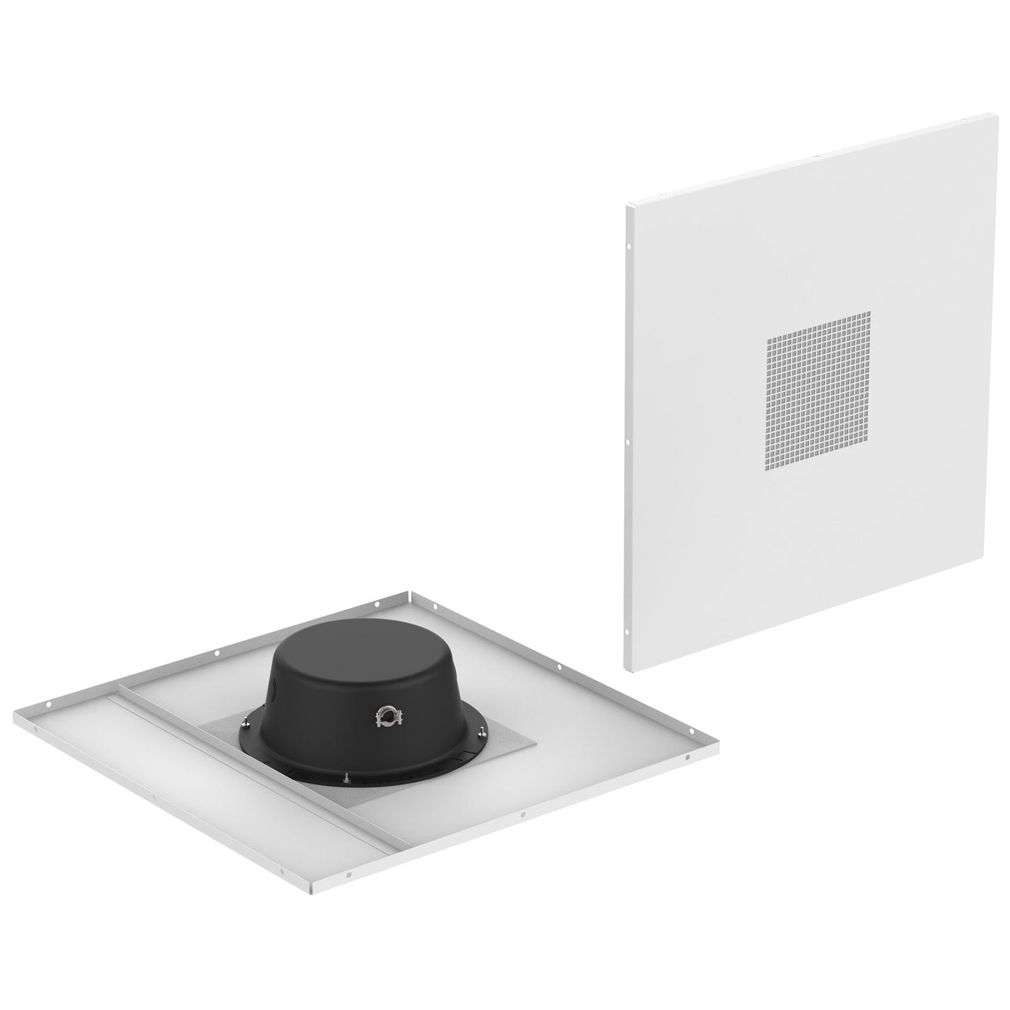 AtlasIED Drop Tile Speaker Package Ceiling Grid Install System | 2' x 2'