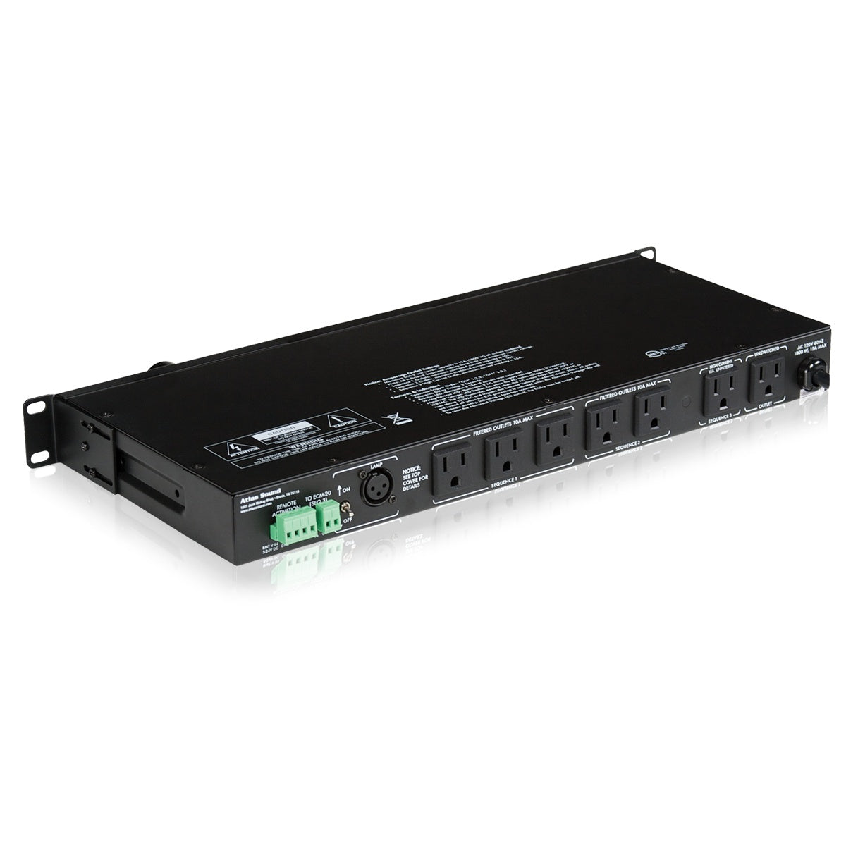 AtlasIED ECS-3 15A Rack Power Sequencer and Conditioner