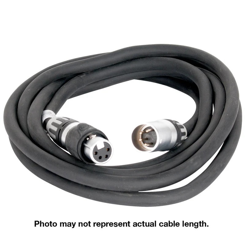 Elation PIXEL BC IP65 Rated 4-Pin 16AWG Shielded Power/Data Cable | Length: 3 feet