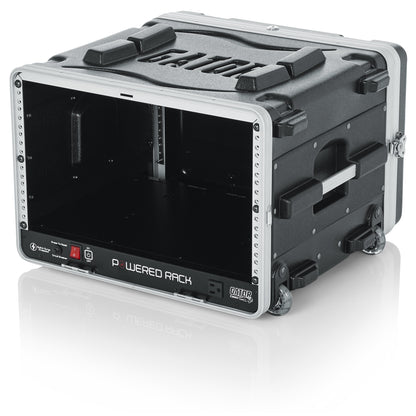 Gator GRR-6PL-US Powered Rolling Rack Case | 6U