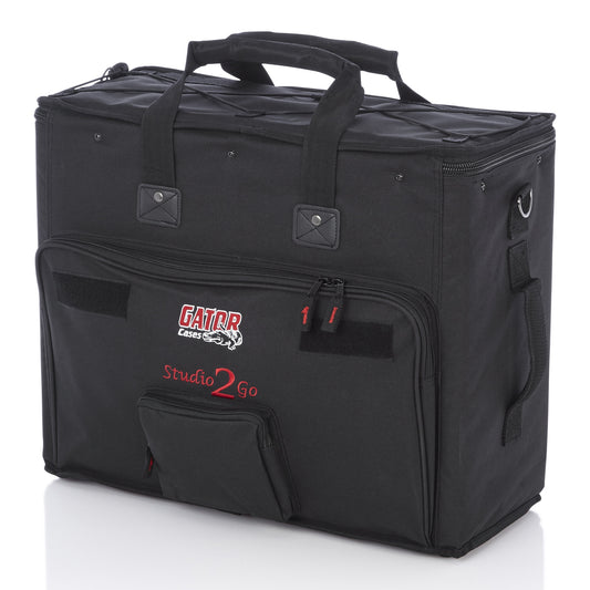 Gator GSR-2U Laptop And 2-Space Audio Rack Bag