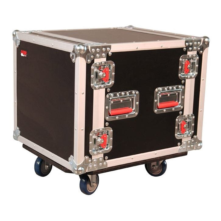 Gator G-TOUR 10U CAST ATA Wood Flight Rack Case with Casters