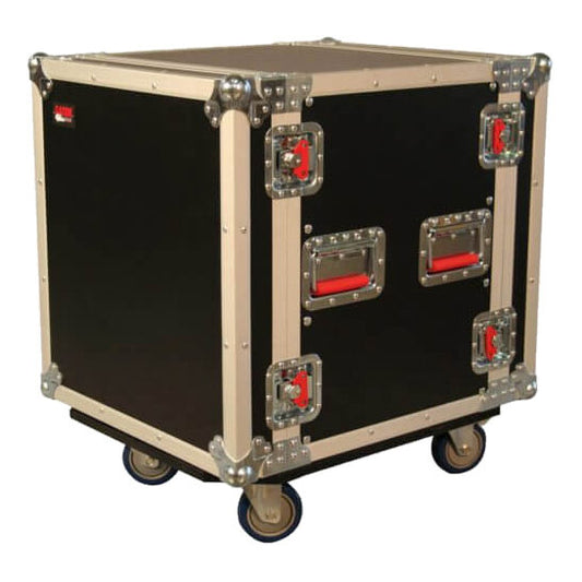 Gator G-TOUR 12U CAST ATA Wood Flight Rack Case with Casters