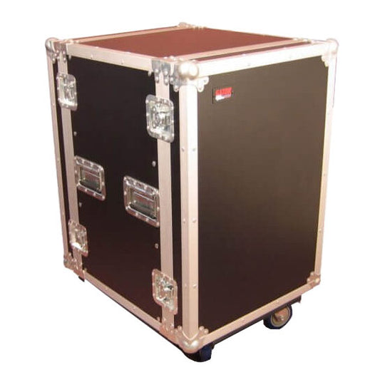 Gator G-TOUR 16U CAST ATA Wood Flight Rack Case with Casters