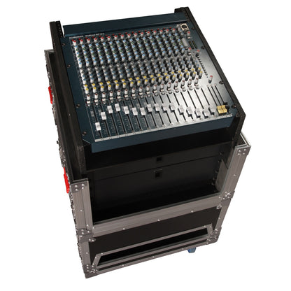 Gator G-TOUR-GRC-1406 14U Top 6U Side Audio Rack