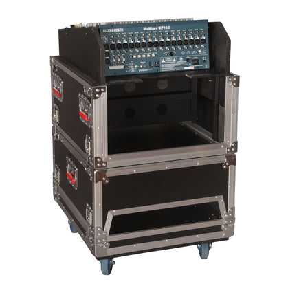 Gator G-TOUR-GRC-1406 14U Top 6U Side Audio Rack